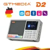 ラジオGTMEDIA D2 DAB+/TF/AUX MINI DIGITAL RADIO HANDHELD DIGITAL FM USB TF CARD RADIO CLOCK/ALARM/SLEAK TIMER TIME 18650バッテリー