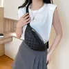 Femmes à carreaux Sac à taille féminine Sacs de ceinture en cuir de créateur Sac à coffre à bandoulière Lady Fashion Fanny Fanny Pack Banana Hip Purse