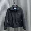 Damenjacken Damen P Nylonjacken Lässige Windschutz Streetwear Mäntel Jacke Vintage Jacke Trending Übergroße Herbst Outdoor T240222