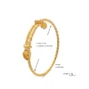 Bangles Gold Color Baby Bangles armbanden verjaardag sieraden beste cadeau voor meisjes kinderen kind