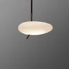 Pebble Shaped Touch Pendant Lamp Nordic Dia 41cm White Matsal Kök Pendant Light Modern Restaurant Cafe Bar Luminaire