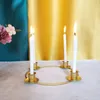 Portacandele Tavolo in ferro Porta tealight Candeliere in metallo retrò Candelabri Decorazione moderna per matrimoni, feste di compleanno