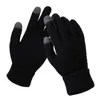 Gants tricotés chauds d'hiver pour écran tactile de téléphone portable, gants tricotés épais et chauds pour adultes, pour hommes et femmes