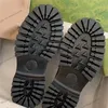 Küçük Arı Nakış Loafer Kadınlar Günlük Ayakkabı Platformu Lug Sole Loafers Atbit Metal Tokes Kalın Tabanları Kadın Lady Girl Lüks Deri Sıradan Ayakkabı 35-40