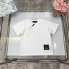 Brand baby T shirts summer child top Size 100-150 CM designer kids clothes Square embroidered logo badge girl boys Short Sleeve tees 24Feb20