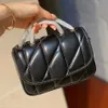 Super Soft Bubble Pillow Madison Purse Bags Bloated Napa Lambskin Leather Shoulder Bags Heavy Metal Chain Cross Body Letter Hasp H297A