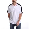 Polos pour hommes Polo à manches courtes en coton doux et confortable