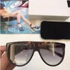 41435 Sunglasses Vintage Audrey Fashion Women Brand Designer CL41435 Big Frame Flap Top Oversized Leopard Pc Plank Frame Material 2707