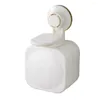 Dispenser di sapone liquido senza foratura appeso a parete impermeabile salvaspazio bagno ABS forte cuscinetto casa ventosa cucina