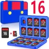 Cases 16 In 1 Switch Game Case/Holder Magnetic Silicone Cover Box for Nintendo Switch Game Card Storage Case