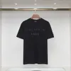 T-shirt de styliste pour hommes, vêtements de marque pour hommes, haut d'été à la mode, logo éclair, col rond, chemise pour hommes, février 03