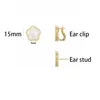 Boucles d'oreilles en forme de trèfle Vintage pour femmes, qualité supérieure, nacre, 20MM, 15MM, 9MM, pierres précieuses naturelles, cornaline