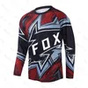 M3W2 Men's T-shirts Mtb Long Sleeve Jersey Cycling Mens Clothingman Motocross Outfit Enduro Pro Moto Cross Bicycle Hpit Fox