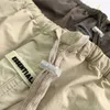 Mäns shorts shorts reflektion bokstäver utskrift avslappnad strand shorts för sommar hip hop streetwear kvinnor män snabb torr shortsl2402