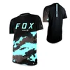 Men's T-shirts Cycling Jersey Motocross Quick Drying Mens Short Sleeves Downslope Clothing Bat Fox Mtb t Shirt Downhill 9I31