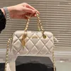 20CM Luxury Chain Women Wallet Trend Evening Clutch 4 Color Handbag Vintage Underarm Coin Purse Gold Hardware Crossbody Shoulder Bag Card Holder Key Pouch Suitcase