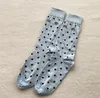 Дизайнерские хлопковые короткие носки для женщин мода Ladies Girls Spring Dot Sock Streetwear Hosieery