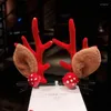 Haarschmuck 1 Paar Baby Mädchen Kinder Weihnachtsgeschenke Geweih Haarnadel Mädchen Lustige Ornamente Hirschohren Kopfschmuck Kinder Kopfbedeckung