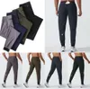 Lu Womens Ll Mens Jogger długie spodnie sport Sport Joga strój Szybki suchy sznurka na siłownię dresowe spodnie spodnie swobodne elastyczne fitness fitness Wszelki mody New4563