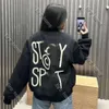 Deisgler Jacket Stussy Hoodie Mens Jackets Spring and Autumn New Plush Baseball Jacket Classic Jacket Par Jacket Unisex Trend Stussyy Jacket 468