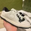 Designer skor sneakers män kvinnor casual skor låsande g broderi lyxplattform svart vit läder Italien chaussures sneaker