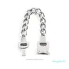 Bracelet en chaîne avec fonction caténaire en métal, mode High Street Hip Hop unisexe pour couples, boucle de ceinture Alyx My5q247U, nouvelle collection 2021