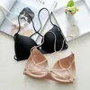 Bustiers & Corsets 2024 Style Strap Small Short Wrapped Chest Pad Bra Underwear Crop Top Sexy Lingerie Bralette Push Up Bras For Women
