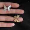 Cluster Rings 925 Sterling Silver Butterfly Open Ring For Women Girl Vintage Insect Texture Design Jewelry Party Gift Drop