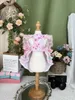 Vêtements pour chiens Simple Coton Vêtements pour animaux de compagnie Fashon Mignon Kawaii Imprimer Bow Lolita Princesse Robes Chihuahua Caniche Chiot Vêtements Jupes