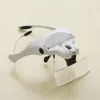 Sensori Microblading Goggle ingrandimento della fascia per la testa di ingrandimento degli occhiali LED LED LIGHT permanente Goggles di ingrandimento e lenti set da 5 set