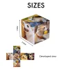 Bijoux personnalisés Pet Photo Collage Cube pour chien papa chat maman personnalisé Multi Photos jeu Cube famille Noël cadeaux drôles pour lui elle