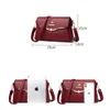 Womens Fashion High Quality Leather Messenger Bag 2021 Luxury Lady Designer Retro Simple Solid Color Shoulder Small Square Bags