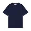 Marka mody AML niszowa projekt listu miłosnego haft haft okrągły szyję krótkoczestrwałe T-shirt Mężczyźni i kobiety duże pasujące T-Shirty8us