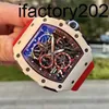 Vs Factory Orologio Richa Tourbillon Movimento automatico svizzero Serie uomo Moda meccanica Cronometraggio uomo RM50-04 Tourbillon