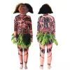 Guns 3pcs moana maui tatouage T-shirt + pantalon halloween adulte kid kid cosplay costume drôle halloween tenues