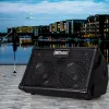 Altavoces Coolmusic Bp40d Amplificador de Guitarra Altavoz Bluetooth Recargable con Efectos Ukelele para Exteriores Teclado Piano Saxofón Amplificador de Práctica