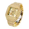 2023 ювелирные изделия в стиле хип-хоп на заказ из муассанита, роскошные часы с муассанитом и бриллиантами для мужчин