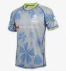 2024 Fiji Rugby Maglie Uomo Donna Bambini squadra nazionale a sette Coppa del Mondo 2023 sistema da 7 persone casa lontano bianco rosso blu nero S-5XL FIJIAN DRUA manica corta 22 23 24 25