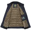 Men's Vests 2024 Winter Jackets Sleeveless Vest Thick Fleece Warm Waistcoat Male Plush Casual Windproof Coldproof Outerwear Clothes