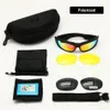 Polarized Army Sunglasses Daisy One C6 Military Goggles Rx Insert 4 Lens Kit Men Combat War Game Tactical Glasses224S