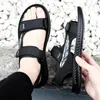 Sandalen Outdoor Men's Sports Beach 2024 Summer Open Toe Non-Slip Platform Casual For Men Fashion Male Flat Shoes