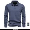 AIOPESON broderie Polo pour hommes mode col rabattu hommes décontracté Social polos luxe Golf chemise 240219