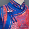 Etniska kläder avancerade boutique dambälte foder väst mongolisk stil dubbel lager tjock väst kort handgjorda stativ krage
