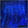 Party Decoration Wedding Ceiling Centerpieces Led Wire Meshes Light String Star Net Rice Lamp Window El Ornament Drop Delivery Home Dhuyd