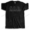 T-shirts pour hommes Hommes Coton Chemise décontractée Été Cool Tshirt Marque Vêtements Tee S.O.D.STORMTROOPERS DE LA MORT ANTHRAX M.O.D