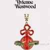 Collier satellite Collier de créateur pour femme Vivienenwestwood Bijoux de luxe Viviane Westwood Collier Vivienne 3d Saturn Design Collier Femmes De Noël De