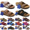 Top Birkinstocks sandals famous designer women Platform Bostons Clogs Flip Flop Leather Slides Buckle Mens Sandals Trainers Outdoor Arizonas Loafers Birkin Shoes