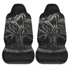 Bilstol täcker Ouroboros med Tree of Life Cover Custom Printning Universal Front Protector Accessories Cushion Set