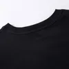 Męskie T-shirty T-TEES Ubrania ubrania letnie pół rękawie Sweter męski krótka koszulka swobodna linia linia okrągła odzież Duże czarne koszule Cyd24022303-8