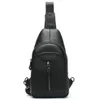 Винтажная кожаная сумка на один ремешок, нагрудная сумка, мужская сумка через плечо, поясная сумка294Q
